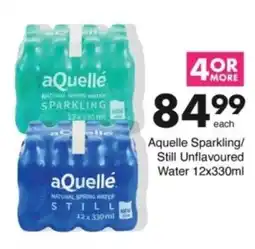 Save Hyper Aquelle Sparkling/ Still Unflavoured Water offer