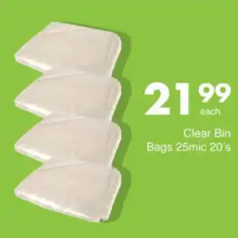 Save Hyper Clear Bin Bags 25mic offer