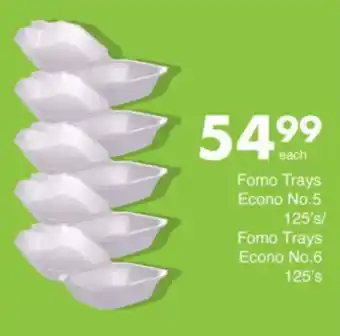 Save Hyper Fomo Trays Econo No.5/ Fomo Trays Econo No.6 offer