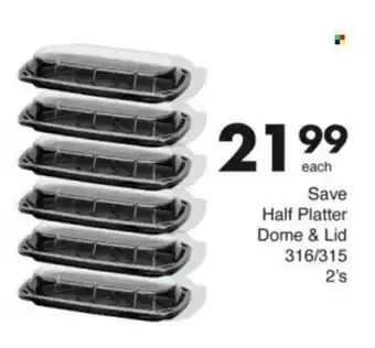 Save Hyper Save Half Platter Dome & Lid offer