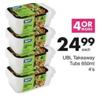 Save Hyper UBL Takeaway Tubs offer