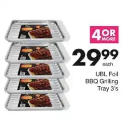 Save Hyper UBL Foil BBQ Grilling Tray offer