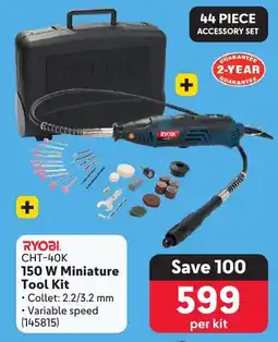 Makro RYOBI 150 W Miniature Tool Kit offer