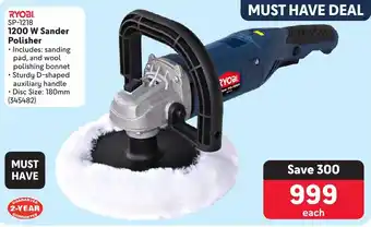 Makro RYOBI 1200 W Sander Polisher offer