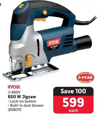 Makro RYOBI 650 W Jigsaw offer