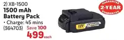 Makro Ryobi 1500 mAh Battery Pack offer