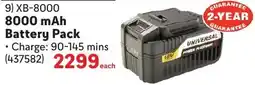 Makro Ryobi 8000 mAh Battery Pack offer