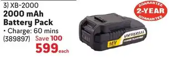 Makro Ryobi 2000 mAh Battery Pack offer