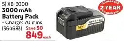 Makro Ryobi 3000 mAh Battery Pack offer