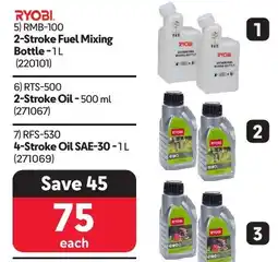 Makro RYOBI 4-Stroke Oil SAE-30 offer