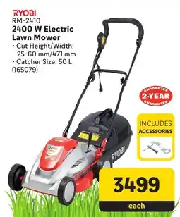 Makro RYOBI 2400 W Electric Lawn Mower offer