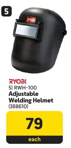 Makro RYOBI Adjustable Welding Helmet offer