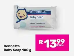 Game Bennetts Baby Soap offer
