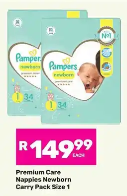 Game Premium Care Nappies Newborn Carry Pack offer