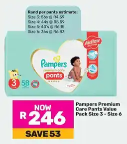 Game Pampers Premium Care Pants Value Pack offer