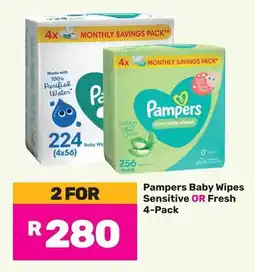 Game Pampers Baby Wipes Sensitive OR Fresh offer