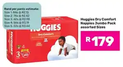 Game Huggies Dry Comfort Nappies Jumbo Pack offer