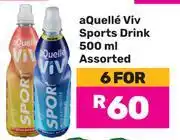 Game Aquelle Viv Sports Drink Assorted-For 6 x 500ml offer