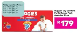 Game Huggies Dry Comfort Pants Jumbo Pack offer