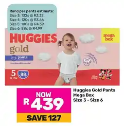 Game Huggies Gold Pants Mega Box offer