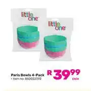 Game Little One Paris Bowls (4 Pack)-Each offer