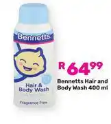 Game Bennetts Hair & Body Wash-400ml offer