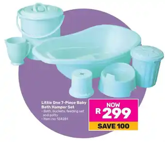 Game Little One Baby Bath Hamper Set offer