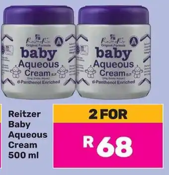 Game Reitzer Baby Aqueous Cream offer