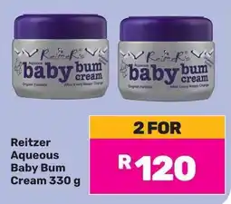 Game Reitzer Aqueous Baby Bum Cream offer