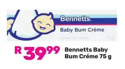 Game Bennetts Baby Bum Créme offer