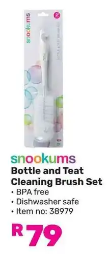 Game Snookums Bottle and Teat Cleaning Brush Set offer