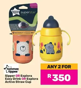 Game Tommee Tippee Sipper OR Explora Easy Drink OR Explora Active Straw Cup offer