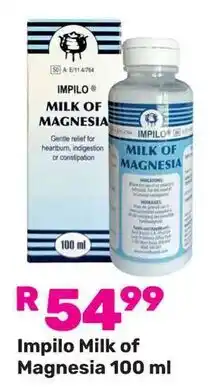 Game Impilo Milk of Magnesia offer