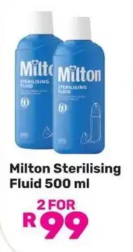 Game Milton Sterilising Fluid offer