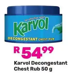 Game Karvol Decongestant Chest Rub offer