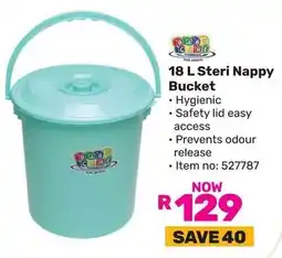 Game Baby Care Steri Nappy Bucket offer