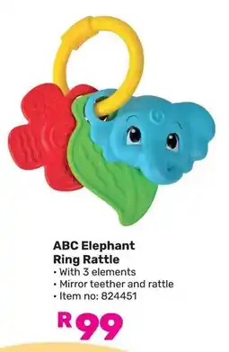 Game ABC Elephant Ring Rattle offer