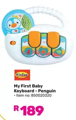 Game Win Fun My First Baby Keyboard Penguin offer