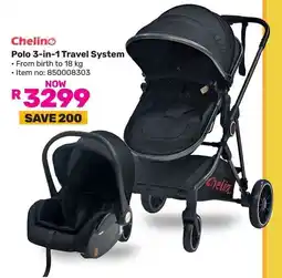 Game Chelino Polo 3-in-1 Travel System offer
