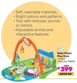 Game Baby Piano Play Gym offer