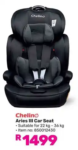 Game Chelino Aries III Car Seat offer