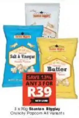 Checkers Stanton Biggley Crunchy Popcorn All Variants offer
