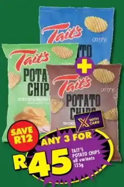 Shoprite Tait's potato chips all variants offer