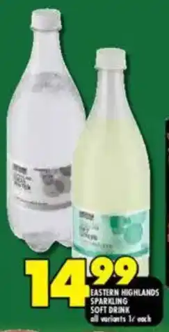 Shoprite Eastern highlands sparkling soft drink offer