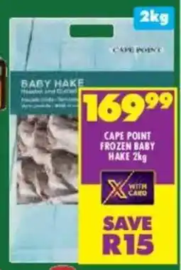 Shoprite Cape point frozen baby hake offer