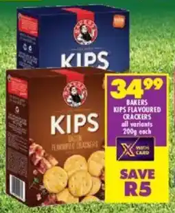 Shoprite Bakers kips flavoured crackers all variants offer