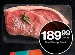 Checkers Beef Rump Steak offer