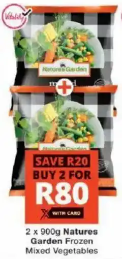 Checkers Natures Garden Frozen Mixed Vegetables offer