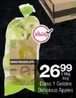 Checkers Class 1 Golden Delicious Apples offer