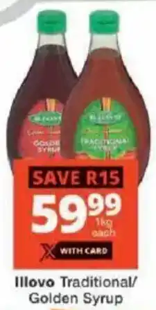 Checkers Illovo Traditional/ Golden Syrup offer